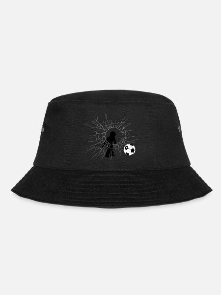 Fußball Junge - Bucket Hat - Schwarz