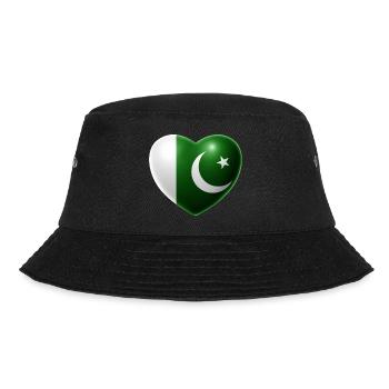 Heart (Pakistan) - Bucket Hat - black - Front - Lela (165cm)