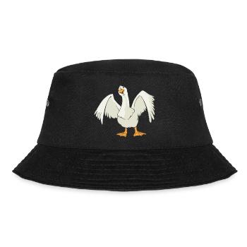 Oie de Noël oie de Noël Goose oiseau idée cadeau - Bob - noir - Devant - Lela (165cm)