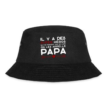 papa cadeau anniversaire original fête des pères - Bob - noir - Devant - Lela (165cm)