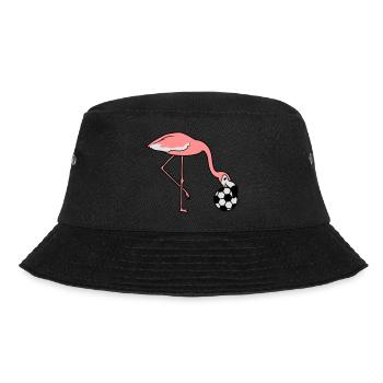 kick football club play ball kicker laugh - Bucket Hat - black - Front - Lela (165cm)