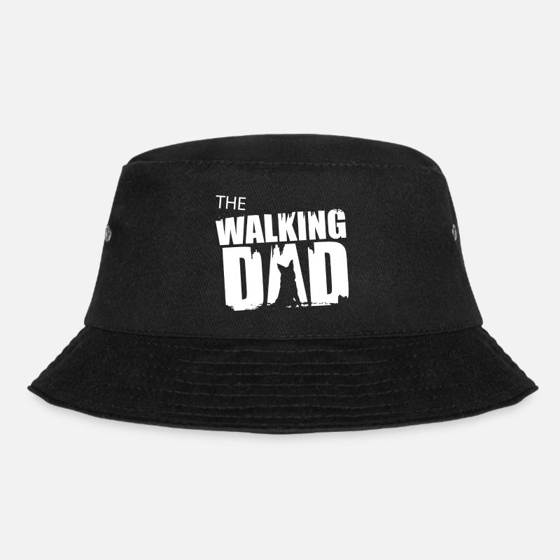 Schäferhund Walking Dad Geschenkidee Vater Gassi - Bucket Hat - Schwarz