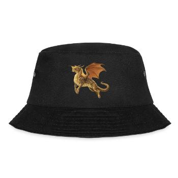 brown dragon - Bucket Hat - Schwarz - Vorne - Lela (165cm)