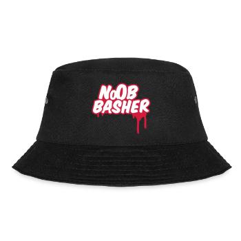 Noob Basher - Bucket Hat - Schwarz - Vorne - Lela (165cm)