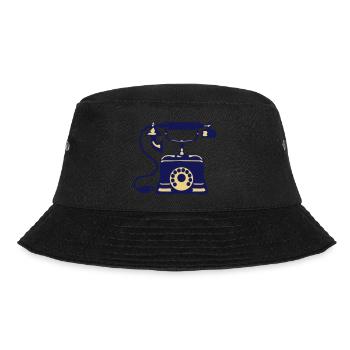 old telephone 2 - Bucket Hat - black - Front - Lela (165cm)