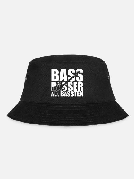 Bass Player Gift BASS BÄSSER AM BÄSSTEN Bassist - Bucket Hat - Schwarz