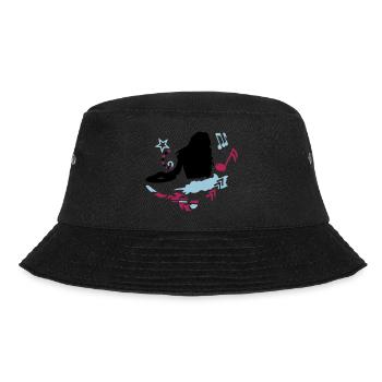 female DJ - Bucket Hat - black - Front - Lela (165cm)