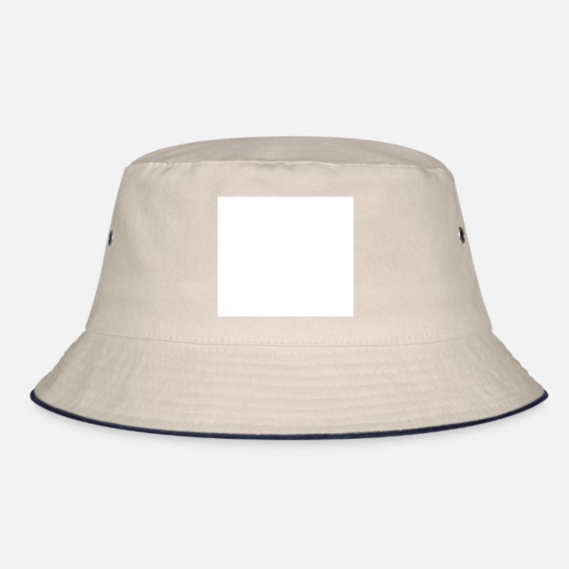 White Background Texture Template Personalize Bucket Hat