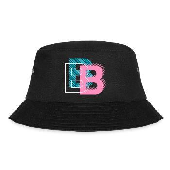 B as letter - Bucket Hat - black - Front - Lela (165cm)