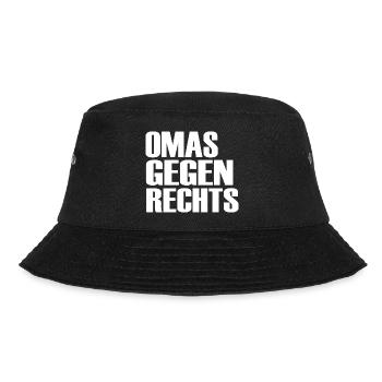 Omas gegen rechts - Bucket Hat - Schwarz - Vorne - Lela (165cm)