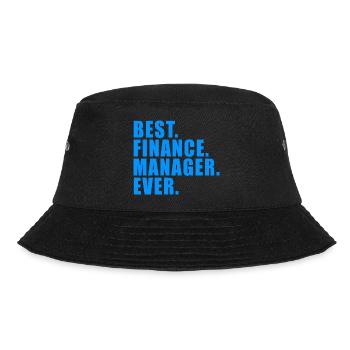 BEST FINANCE MANAGER EVER GIFT BANK BANKER MBA - Bucket Hat - black - Front - Lela (165cm)