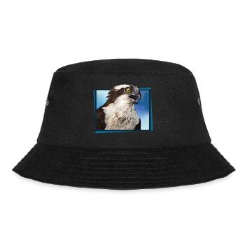 Fischadler - Bucket Hat - Schwarz - Vorne - Lela (165cm)