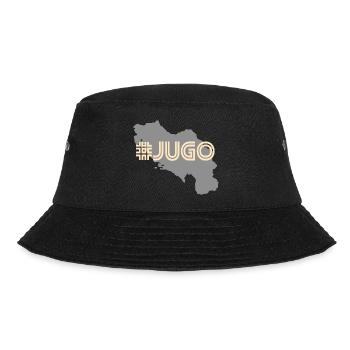 Balkan Yugoslavia Nostalgie Geschenkidee - Bucket Hat - Schwarz - Vorne - Lela (165cm)