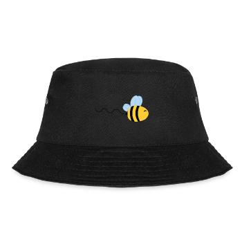 Fliegende Biene - Bucket Hat - Schwarz - Vorne - Lela (165cm)