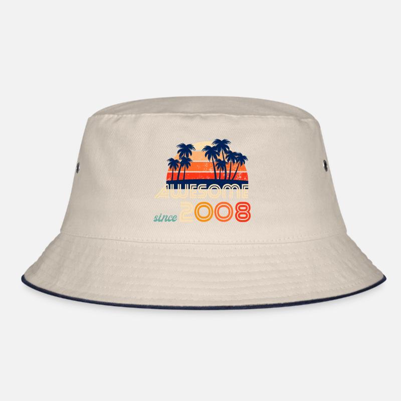 Awesome since 2008 gift idea Bucket Hat
