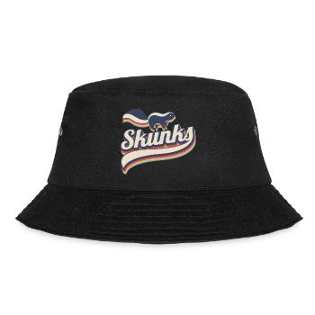 Retro Stinktiere Skunks - Bucket Hat - Schwarz - Vorne - Lela (165cm)