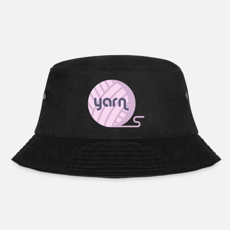 Yarn - Bucket Hat - black