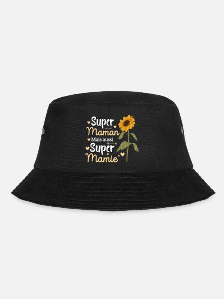 Super Maman Cadeau Pour Super Mamie Fête Des mères - Bob - noir