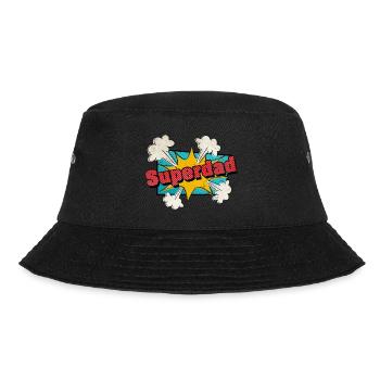 Superdad - Bucket Hat - Schwarz - Vorne - Lela (165cm)