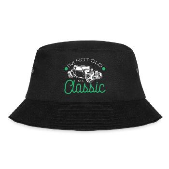 Vintage Car Truck Birthday I'm Not Old I'm A Class - Bucket Hat - Schwarz - Vorne - Lela (165cm)