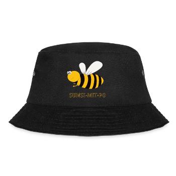Optimismus Sumsi mit po - Bucket Hat - Schwarz - Vorne - Lela (165cm)