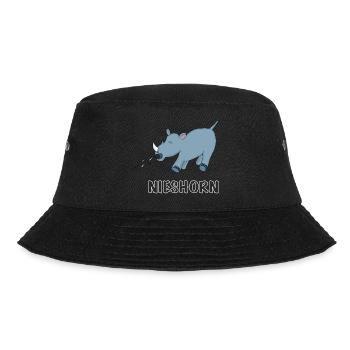 Nieshorn - Bucket Hat - Schwarz - Vorne - Lela (165cm)