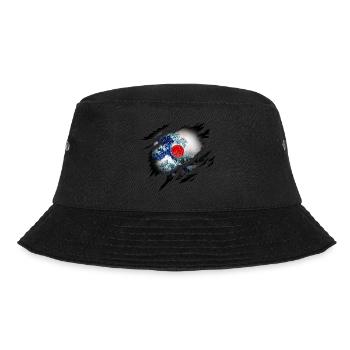 Japan Great Wave at Heart - Bucket Hat - black - Front - Lela (165cm)