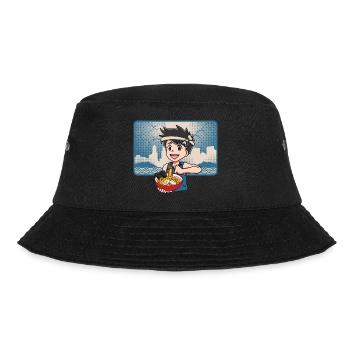 Anime Manga Kawaii Young Japan Ramen Food - Bucket Hat - black - Front - Lela (165cm)