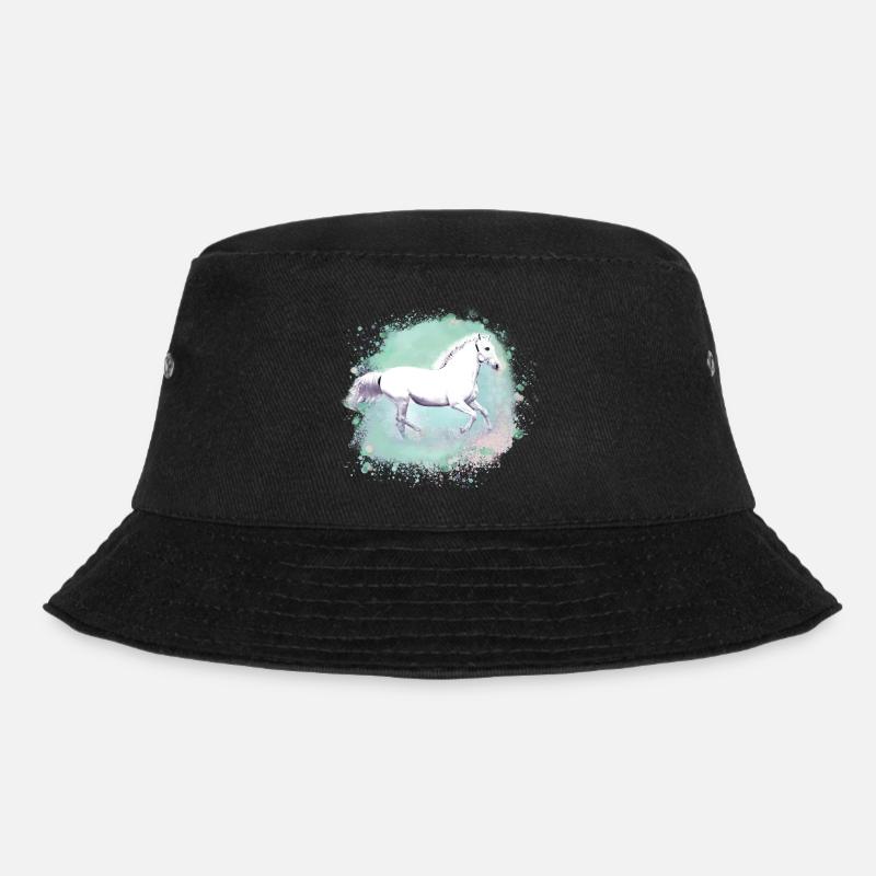 Moisissure,,cheval blanc, cheval, peinture,vert - Bob - noir
