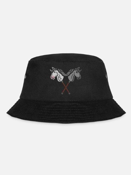 hobby horsing hobby horse hobby horse - Bucket Hat - black