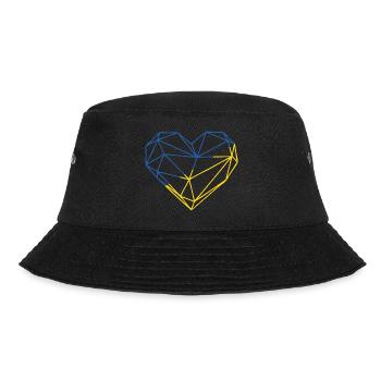 Heart UK Geo 01 - Bucket Hat - black - Front - Lela (165cm)