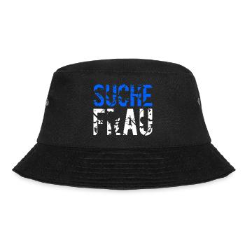 Ich such ne Frau - Bucket Hat - Schwarz - Vorne - Lela (165cm)