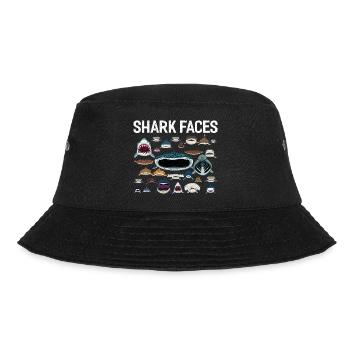 Shark - Bucket Hat - Schwarz - Vorne - Lela (165cm)