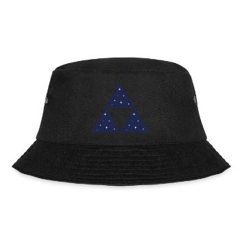 Sternenhimmel Nachthimmel Sterne - Bucket Hat - Schwarz - Vorne - Lela (165cm)