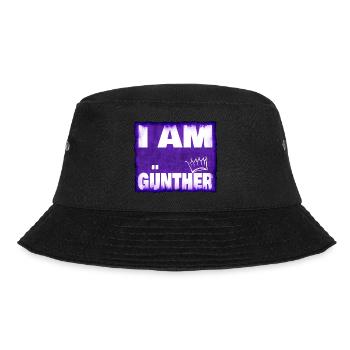 König Günther Name - Bucket Hat - Schwarz - Vorne - Lela (165cm)