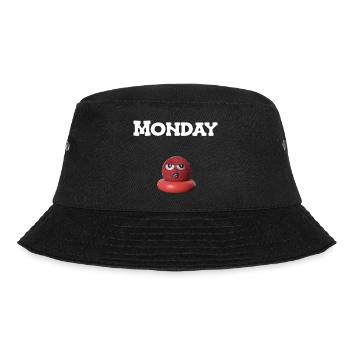 Monday - Bucket Hat - Schwarz - Vorne - Lela (165cm)