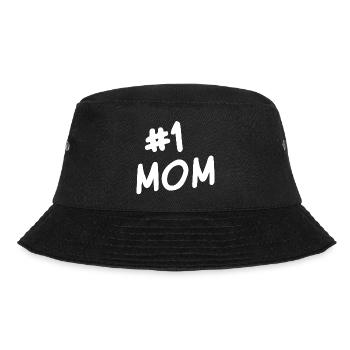 Best 1 mom ever - Bucket Hat - black - Front - Lela (165cm)