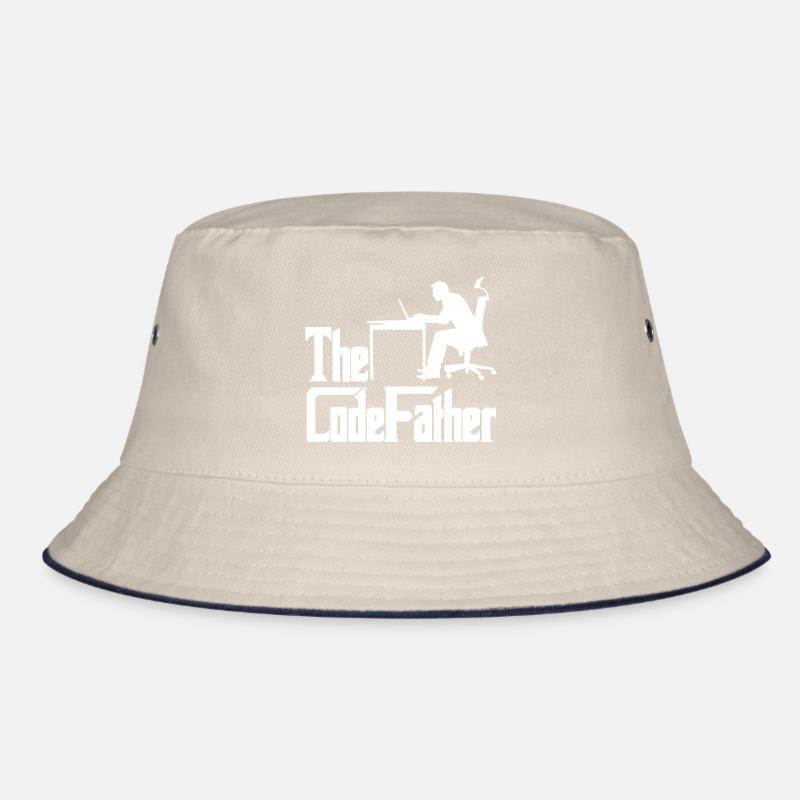 The Codefather Programmer Coder Developer Software Bucket Hat