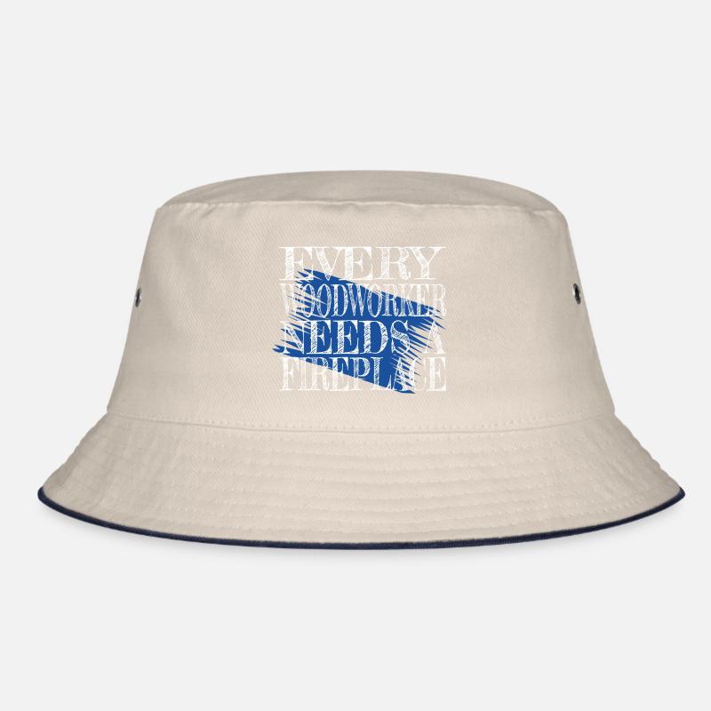 woodcutter gift carpenter work tshirts plumber Bucket Hat