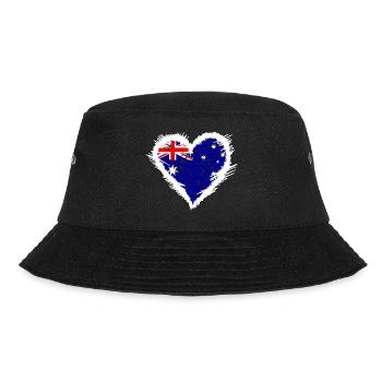 Australien - Bucket Hat - Schwarz - Vorne - Lela (165cm)