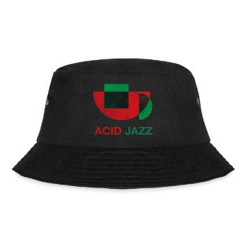 Acid Jazz Music Trip Hop - Bucket Hat - Schwarz - Vorne - Lela (165cm)