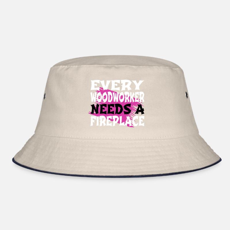 birthday present hearbeat funshirt carpentry best Bucket Hat