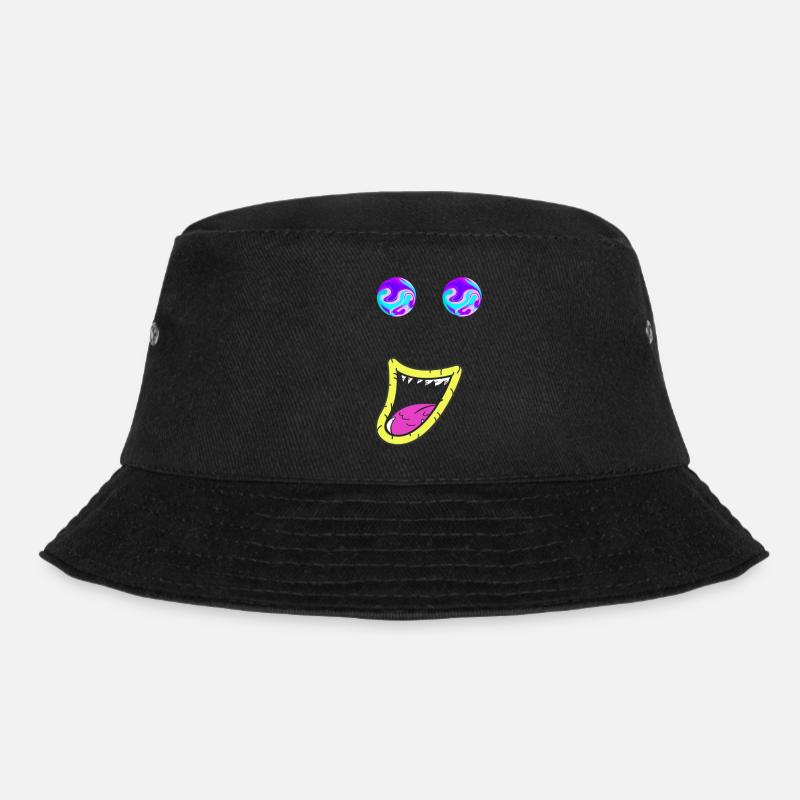 Monster - Bucket Hat - Schwarz