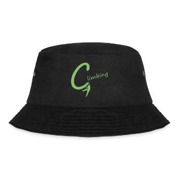 climbing Klettersport Geschenk - Bucket Hat - Schwarz - Vorne - Lela (165cm)