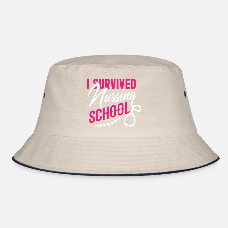 I survived nursing school Bucket Hat