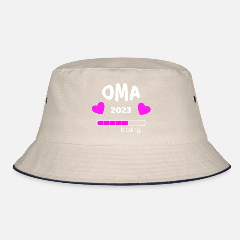 Oma 2023 Schwangerschaf Geburt Großmutter Idee Bucket Hat
