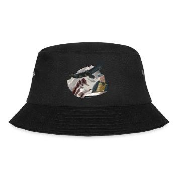 Bartgeier Dagmar Recka Bavaria Wally - Bucket Hat - Schwarz - Vorne - Lela (165cm)