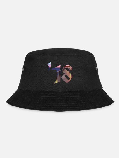 '18 - Bucket Hat - Schwarz