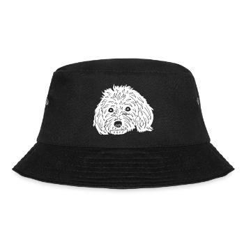 Malteser - Bucket Hat - Schwarz - Vorne - Lela (165cm)