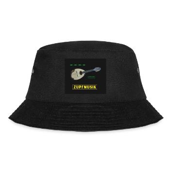 Zupfmusik Fig. 1 Mandoline - Bucket Hat - Schwarz - Vorne - Lela (165cm)